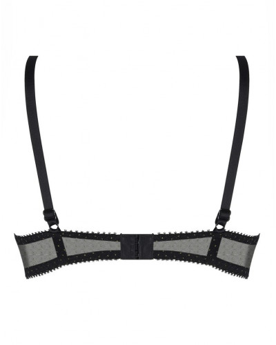 Soutien-gorge armature triangle Antigel Nuit des Etoiles (Noir Or)