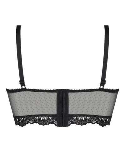 Soutien-gorge bustier Antigel Nuit des Etoiles (Noir Or)