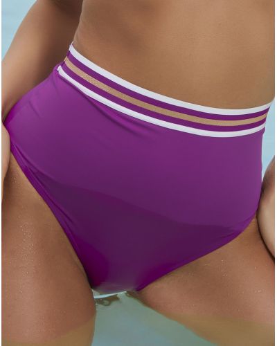 Bragas de baño retro Lise Charmel Energie Nautique (Cassis Gold)