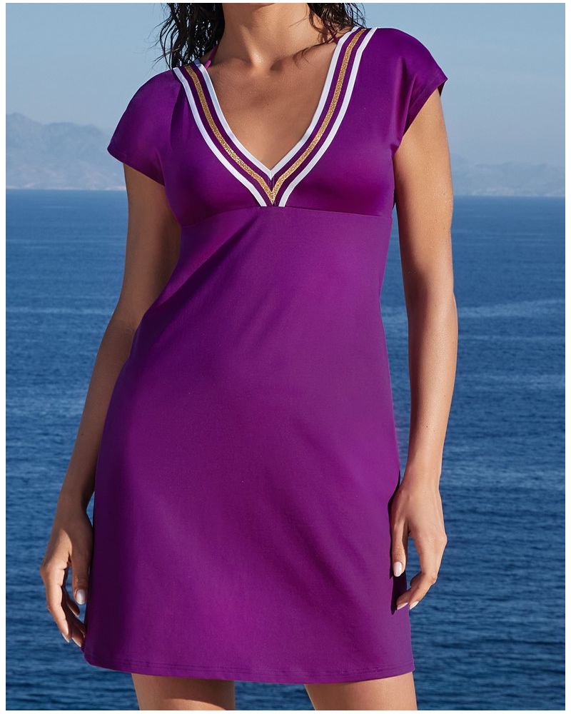 Vestido de playa Lise Charmel Energie Nautique (Cassis Gold)