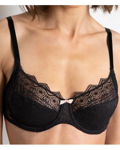Envelopping underwired bra Passionata Georgia (Black)