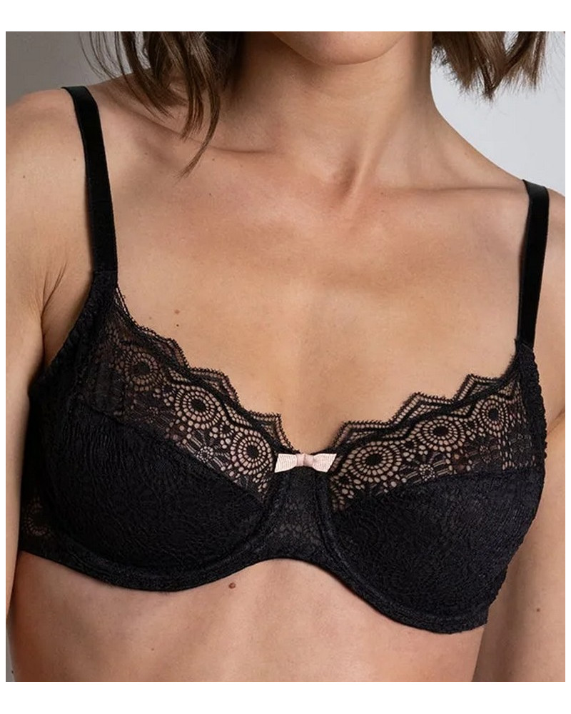 Envelopping underwired bra Passionata Georgia (Black)