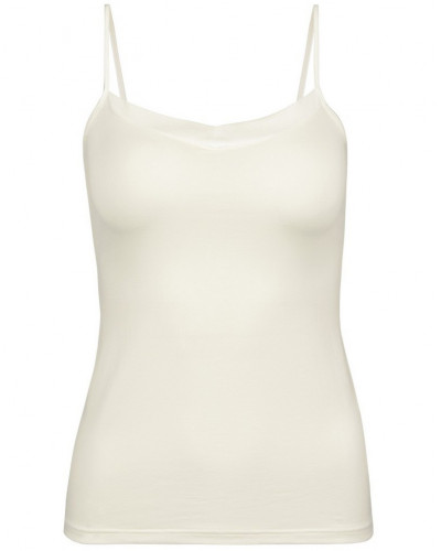 Cotton thin straps top Calida Cate (Alabaster Crème)