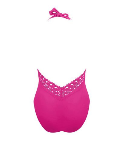 Traje de baño una pieza seduction espalda escotada Lise Charmel Ajourage Couture (Ajourage Fuchsia)