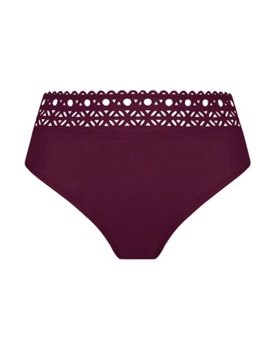 Slip de bain taille haute Lise Charmel Ajourage Couture (Ajourage Prune)