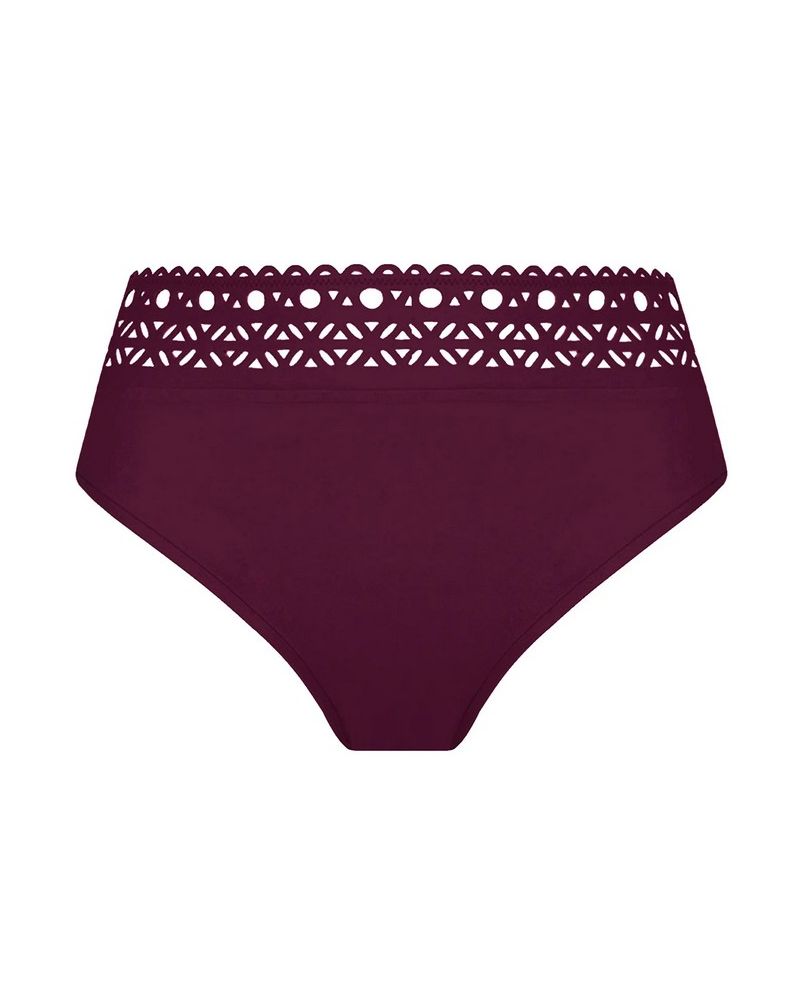 High waisted bath briefs Lise Charmel Ajourage Couture (Ajourage Prune)