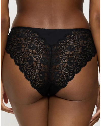 Slip tai échancré Triumph Amourette (Noir)