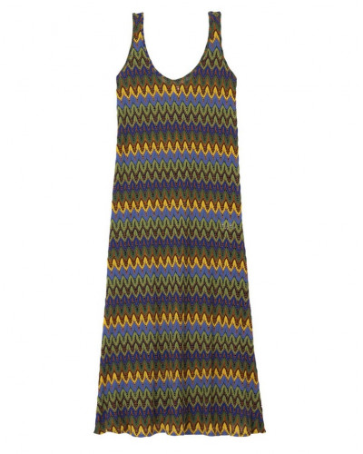 Openwork dress Le Chat Bahia (Bleu Multicolore)