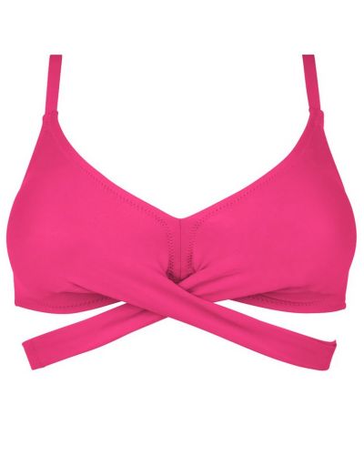 Soutien-gorge de bain triangle Antigel La Chiquissima (Azalée Chic)