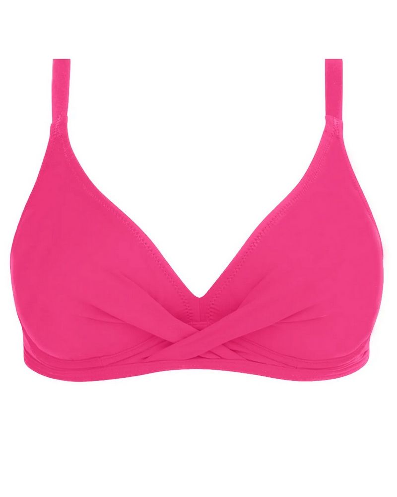 Soutien-gorge de bain armatures triangle Antigel La Chiquissima (Azalée Chic)