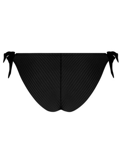 Tanga de baño con cuerdas Antigel La Stricto Chic (Negro)