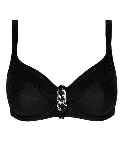 Soutien-gorge de bain corbeille bonnets profonds Antigel La Stricto Chic (Noir)