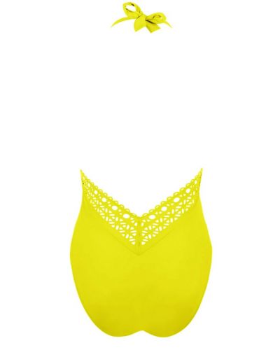 One-piece swimsuit seduction Lise Charmel Ajourage Couture (Ajourage Jaune)