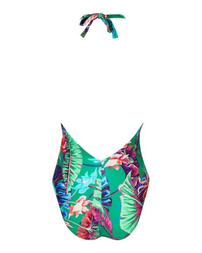 One-piece swimsuit seduction Lise Charmel Paradis Sauvage (Vert Sauvage)