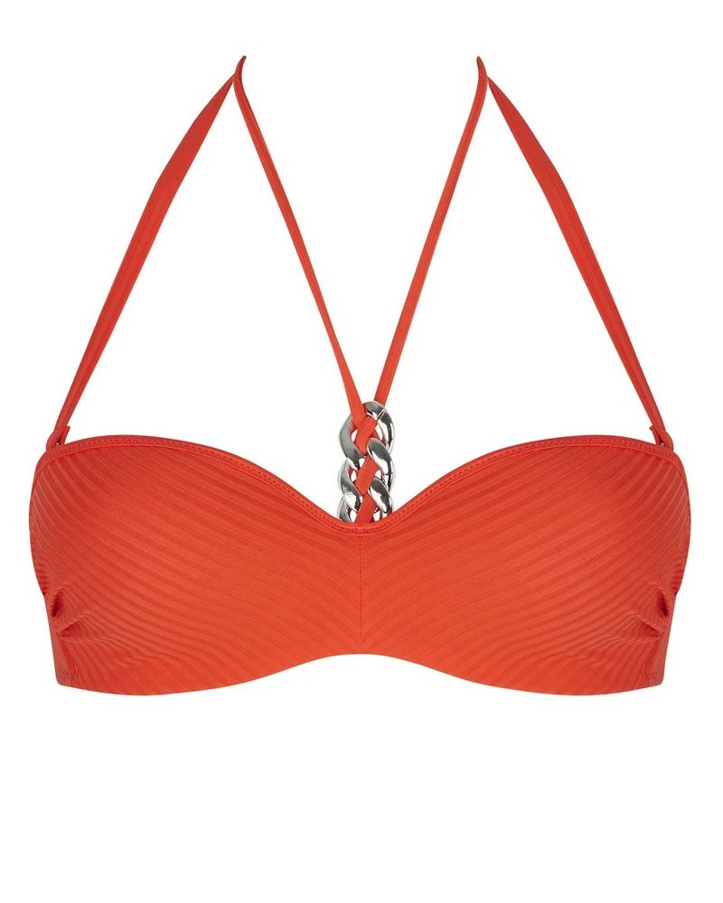 Padded strapless bath bra Antigel La Stricto Chic (Stricto Orange)