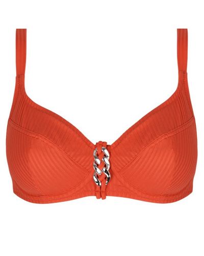 Deep-cup demi bath bra Antigel La Stricto Chic (Stricto Orange)