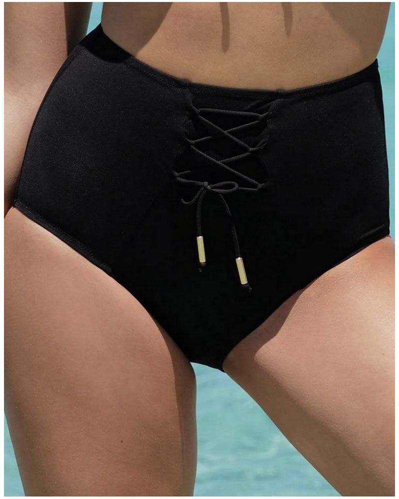 Retro bath panties Antigel La Glam Tonique (Black)