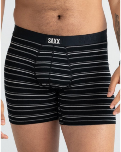 Boxer à braguette Saxx Vibe Xtra (Rayure côte noir)