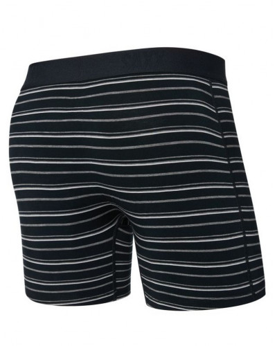 Boxer with fly Vibe Xtra Saxx (Rayure côte noir)