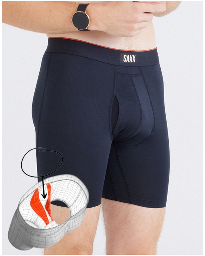 Boxer à braguette Saxx Multi-sport Mesh (Noir)