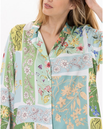 Pyjama Le Chat Esterel (Vert d'eau)