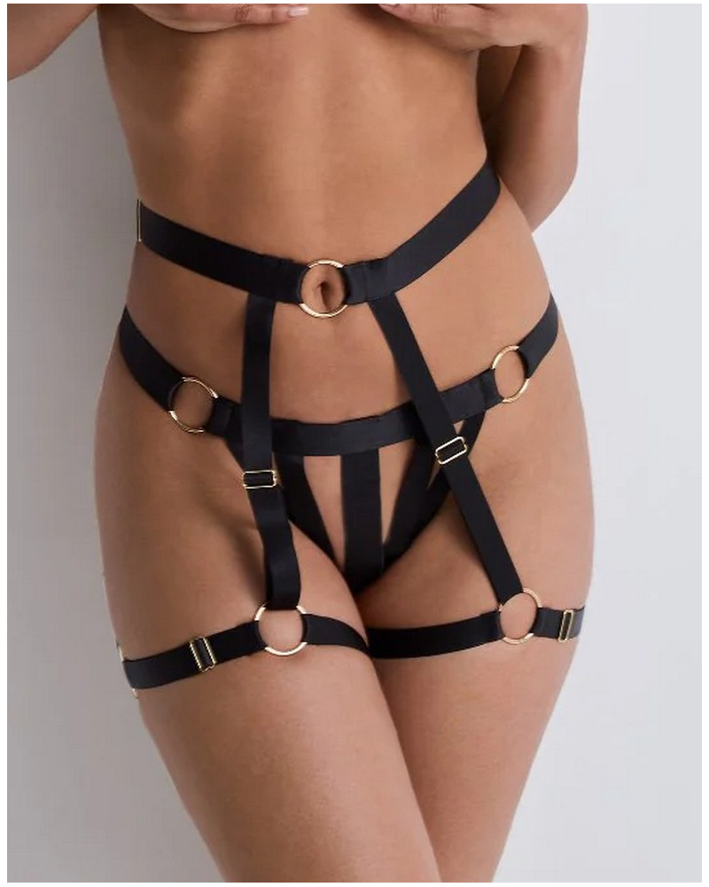 Suspender belt Aubade Boîte à Désir Lust for Life (Black)