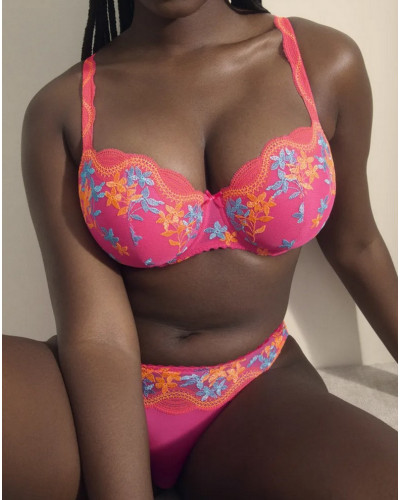 Slip brésilien Prima Donna Cala Luna (Blogger Pink)