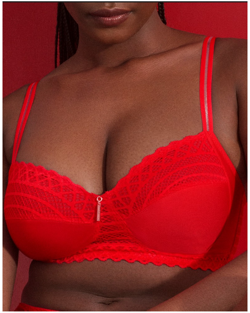 Wireless triangle bra Prima Donna Twist East End (True Red)