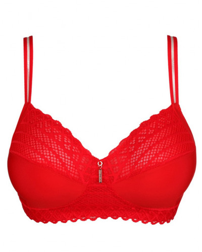 Wireless triangle bra Prima Donna Twist East End (True Red)