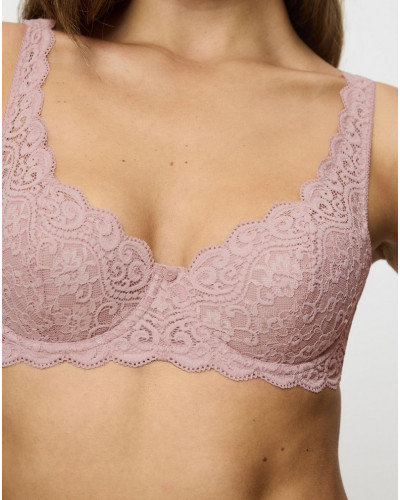 Sujetador balconnette Triumph Amourette (Mauve Rose)