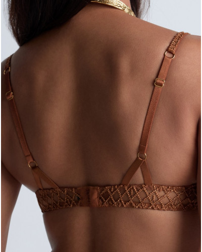 Soutien-gorge corbeille armatures Aubade Stardust Dream (Amber Gold)