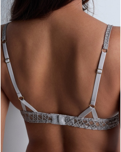 Soutien-gorge corbeille armatures Aubade Stardust Dream (Cosmos Silver)