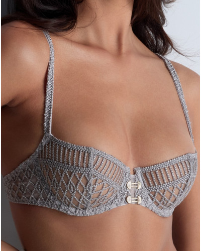 Soutien-gorge corbeille armatures Aubade Stardust Dream (Cosmos Silver)