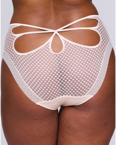 Shorty Prima Donna Twist Glass Beach (Crystal Pink)