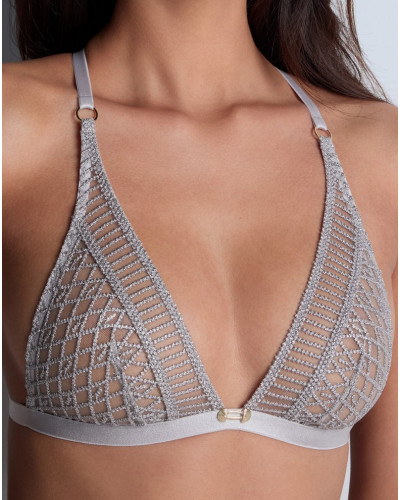 Triangle bra Aubade Stardust Dream (Cosmos Silver)