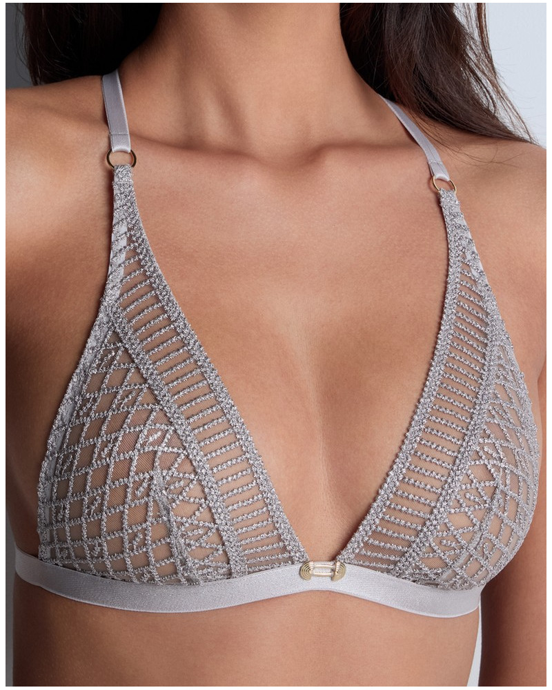 Triangle bra Aubade Stardust Dream (Cosmos Silver)
