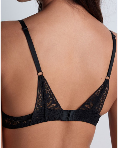 Sujetador plunge foulard Aubade Love Soul (Negro)