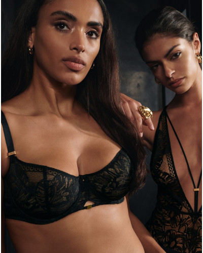Balcony Bra Aubade Love Soul (Black)