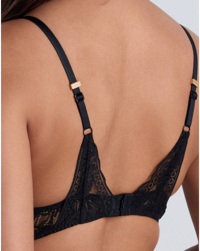Triangle bra underwire Aubade Love Soul (Black)