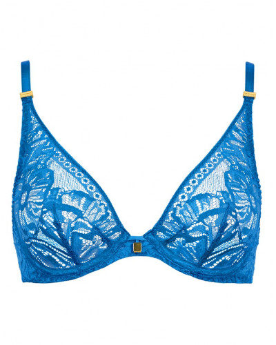 Soutien-gorge triangle armatures Aubade Love Soul (Azure)