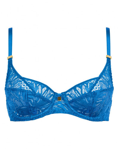 Soutien-gorge emboitant foulard Aubade Love Soul (Azure)