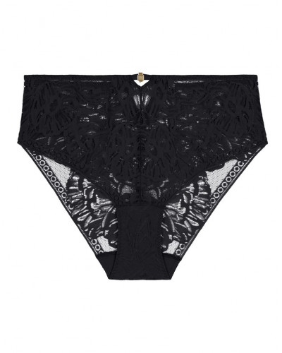 Culotte taille haute Aubade Love Soul (Noir)
