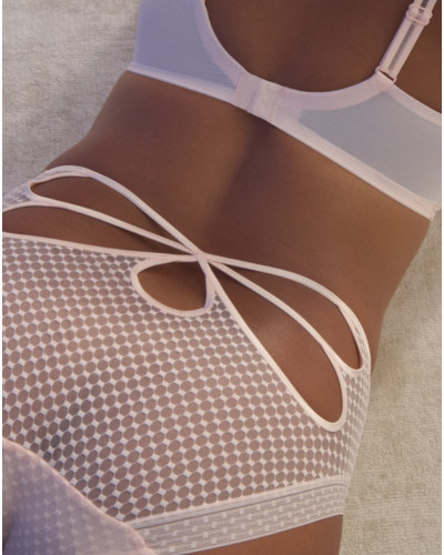 Shorty Prima Donna Twist Glass Beach (Crystal Pink)