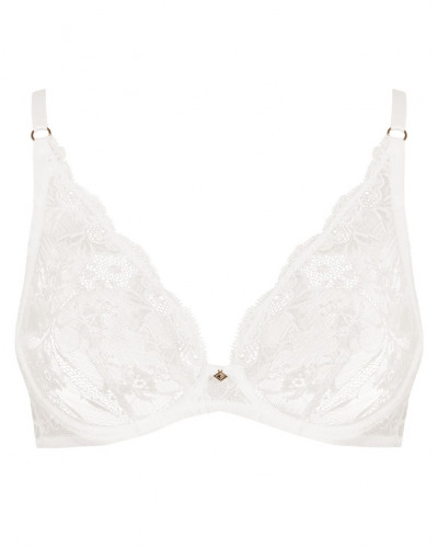 Triangle bra underwire Aubade Kiss Of Love (Opale)