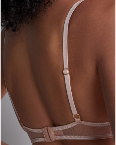 Underwired triangle bra Aubade Sound of Heart (Lavender Aura)