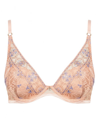 Soutien-gorge plunge coque Aubade Sound of Heart (Lavender Aura)