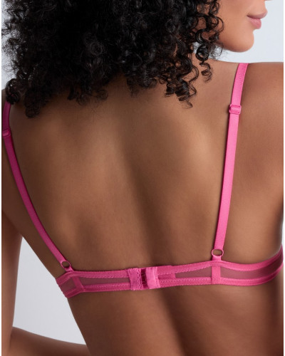 Sujetador plunge preformado Aubade Rules of Attraction (Exciting Pink)