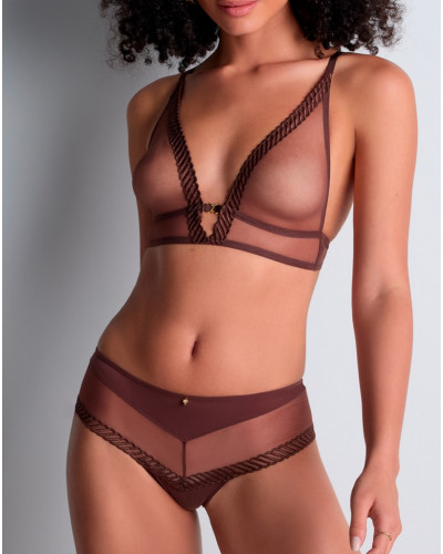 Soutien-gorge triangle Aubade Sheer Emotion (Sepia)