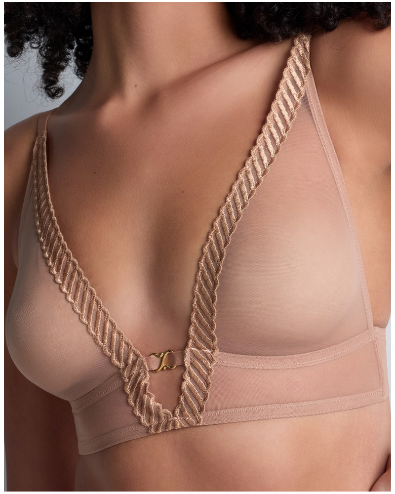 Soutien-gorge triangle Aubade Sheer Emotion (Sand)