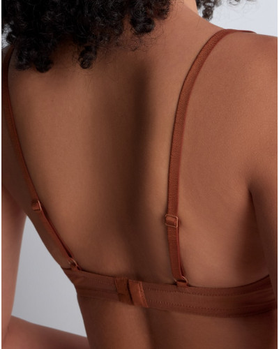 Soutien-gorge triangle armatures Aubade Sheer Emotion (Honey)
